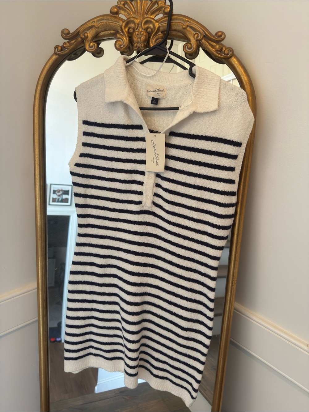 universal thread striped knit dress size S NWT ♡